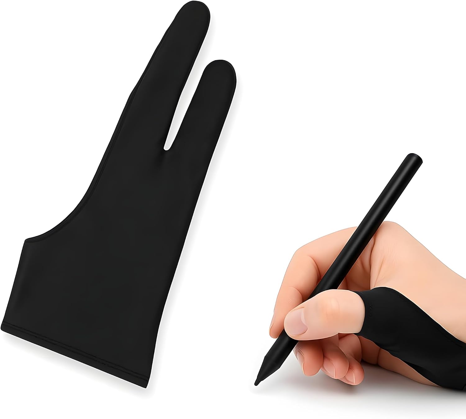 Luva de Desenho para Mesa Digitalizadora Profissional para Tablet iPad e Papel Reduz Atrito Evita Manchas e Melhora Precisão